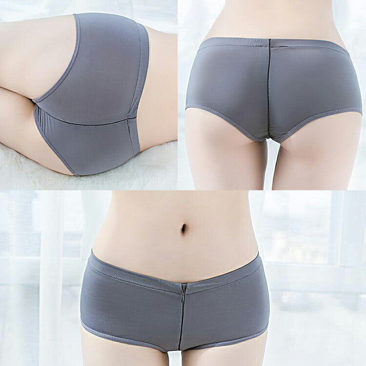 アダルト系 ジッパー全開 ショーツ パンツ 透け透け 透け無し シースルー 穴あき 穴開き パンティー 股開き セクシー ランジェリー エロい 下着 マイクロミニ エッチな下着 コスプレ ショートパンツ  ホットパンツ衣装 (Q)