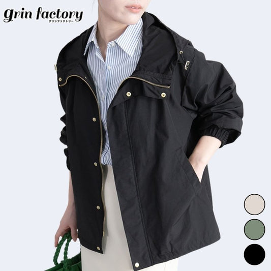 撥水加工マウンテンパーカー ショートジャケット ミリタリー 大人 きれいめ パーカー ジャンパー レディース シンプル フード 無地 おしゃれ かわいい 韓国ファッション 重ね着 雨の日 スポーティー 可愛い 春 秋 冬 [R](T)