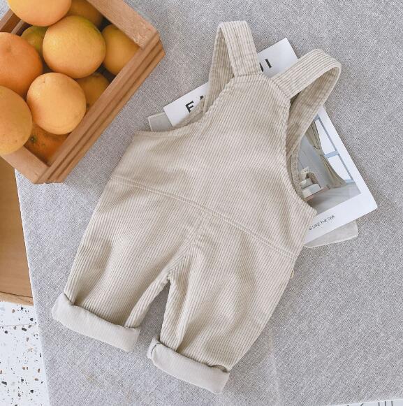 オーバーオール 男女兼用 サロペット コーデュロイ 子供服  オールインワン(T)[J]