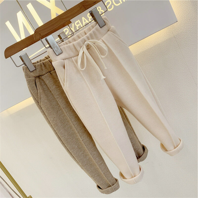 キッズ 子供用 キッズ服  韓国ファッション  パンツ シンプル[J](T)