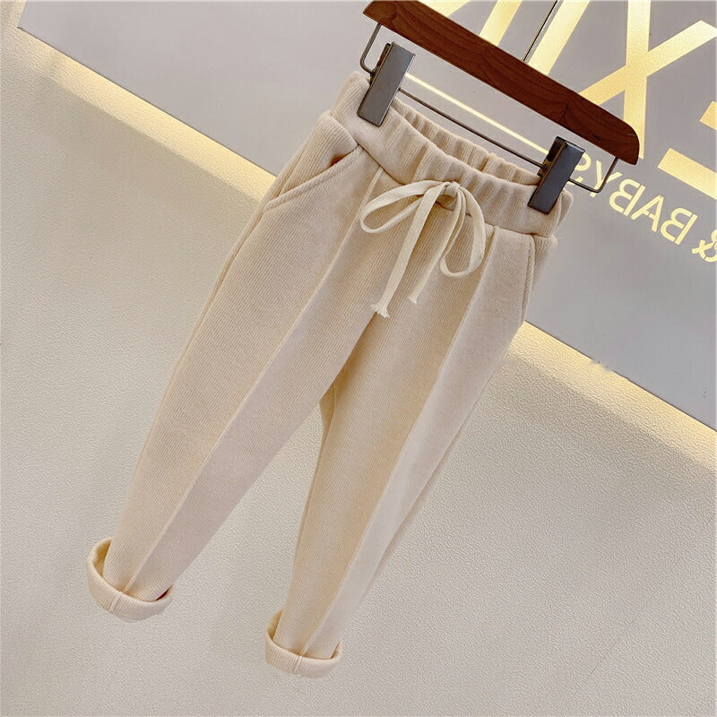 キッズ 子供用 キッズ服  韓国ファッション  パンツ シンプル[J](T)